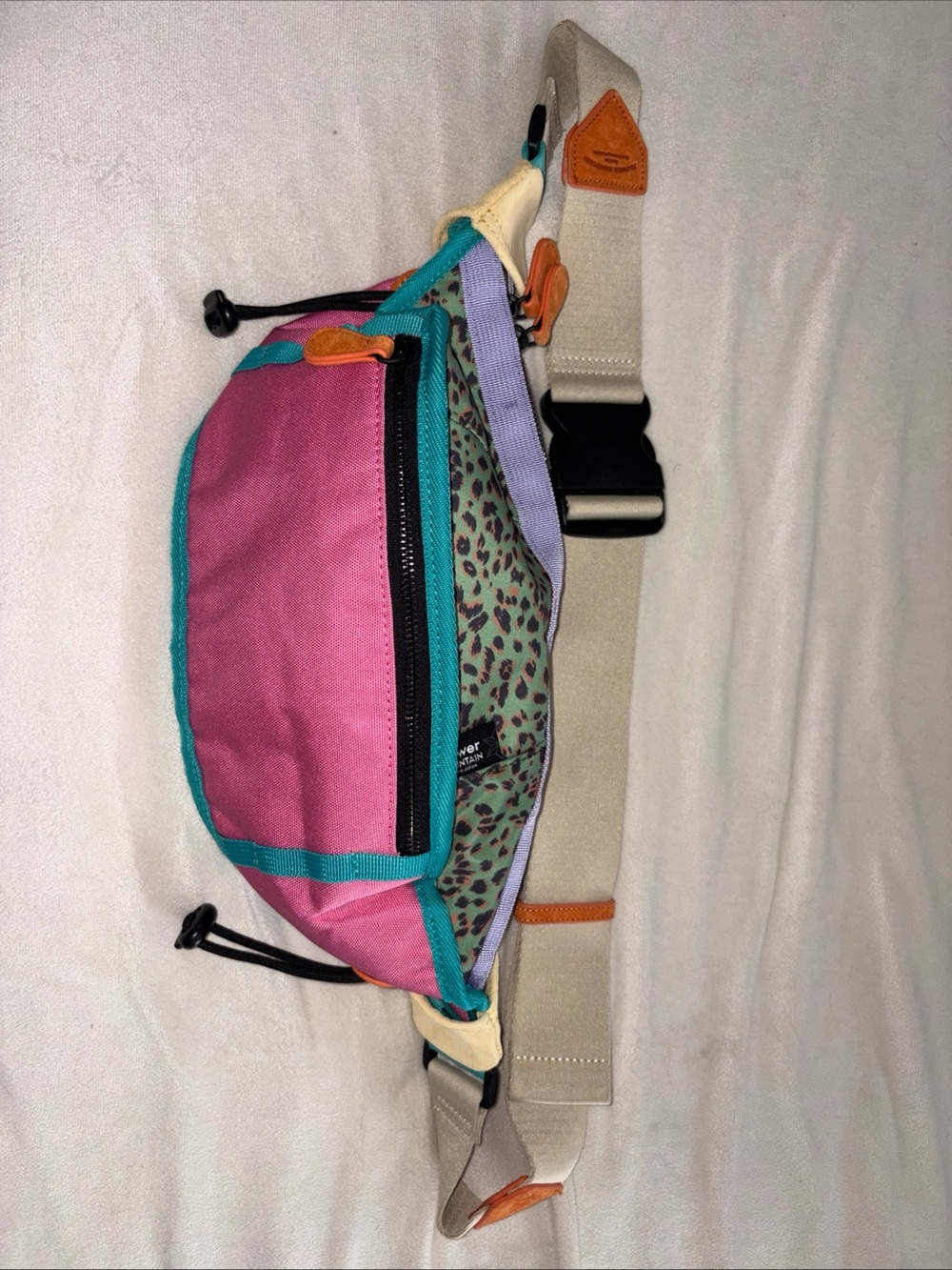 NWT Flower Mountain SHOULDER/WAIST BAG Bum bag - Pink - Picture 10 of 16